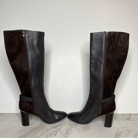 New! Bandolino Bilya Brown Heeled Tall Boot 9M - Picture 5 of 15